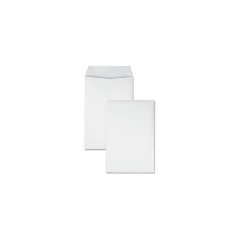 Quality Park Redi-Seal White Catalog Envelopes - Catalog - #1 - 6" Width x 9" Length - 28 lb - Self-sealing - 100 / Box - White