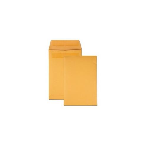 Quality Park Redi-Seal Kraft Catalog Envelopes - Catalog - #1 - 6" Width x 9" Length - 28 lb - Self-sealing - 100 / Box - Kraft