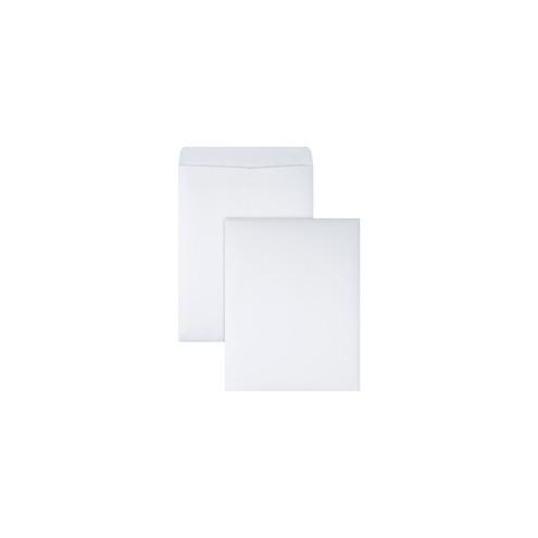 Quality Park Redi-Seal White Catalog Envelopes - Catalog - #12 1/2 - 9 1/2" Width x 12 1/2" Length - 28 lb - Self-sealing - 100 / Box - White