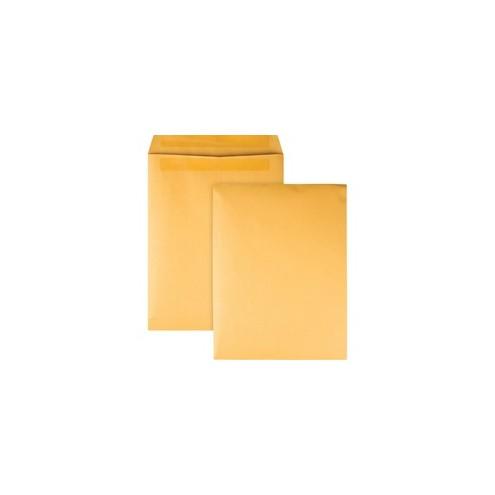 Quality Park Redi-Seal Kraft Catalog Envelopes - Catalog - #12 1/2 - 9 1/2" Width x 12 1/2" Length - 28 lb - Self-sealing - Kraft - 100 / Box - Kraft