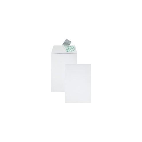 Quality Park Redi-Strip Plain Catalog Envelopes - Catalog - #1 - 6" Width x 9" Length - 28 lb - Peel & Seal - Wove - 100 / Box - White