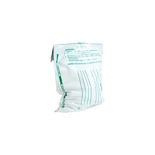 Quality Park Night Deposit Bags - 8.50" Width x 10.50" Length - White - Polyethylene - 100/Pack - Deposit
