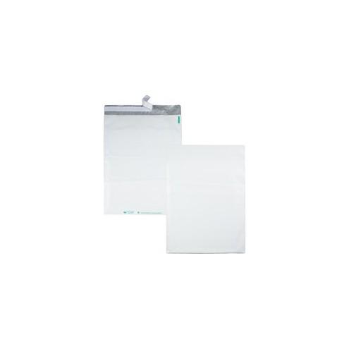 Quality Park White Poly Mailing Envelopes - Catalog - 14" Width x 19" Length - Self-sealing - Polyethylene - 100 / Pack - White