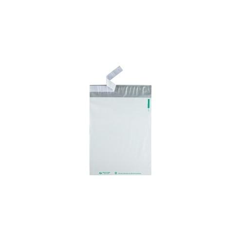 Quality Park Poly Mailing Envelopes - Document - 9" Width x 12" Length - Self-sealing - Polypropylene - 100 / Pack - Gray