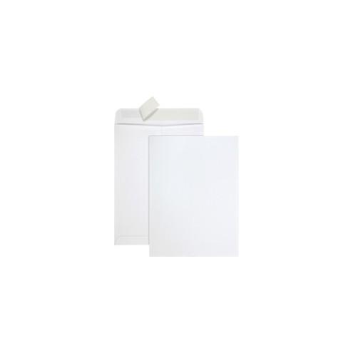 Quality Park Tech-No-Tear Catalog Envelopes - Catalog - #10 1/2 - 9" Width x 12" Length - Self-sealing - Paper - 100 / Box - White