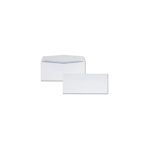 Quality Park No. 10 Regular Business Envelopes - Business - #10 - 9 1/2" Width x 4 1/8" Length - 24 lb - Gummed - Wove - 500 / Box - White