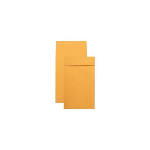 Quality Park Kraft Redi-strip Expansion Envelopes - Expansion - 10" Width x 15" Length - 2" Gusset - 40 lb - Self-sealing - Kraft - 25 / Pack - Kraft