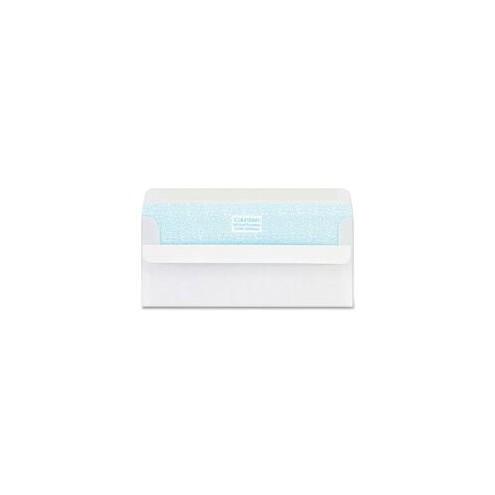 Columbian Self-Seal Envelopes - Security - #10 - 9 1/2" Width x 4 1/8" Length - 24 lb - Self-sealing - Wove - 100 / Box - White