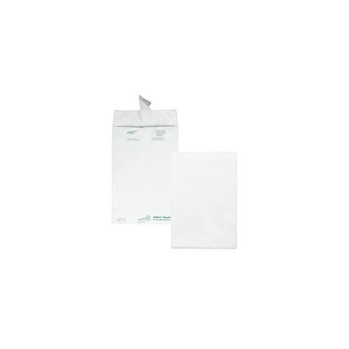 Quality Park Flap-Stik Open-end Envelopes - Catalog - #1 - 6" Width x 9" Length - 14 lb - Peel & Seal - Tyvek - 100 / Box - White