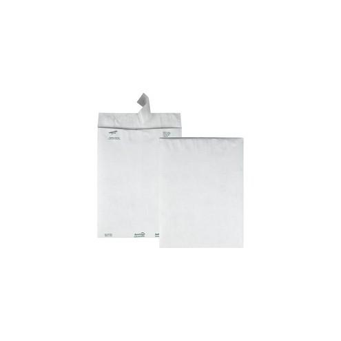 Quality Park Flap-Stik Open-end Envelopes - Catalog - #12 1/2 - 9 1/2" Width x 12 1/2" Length - 14 lb - Peel & Seal - Tyvek - 100 / Box - White