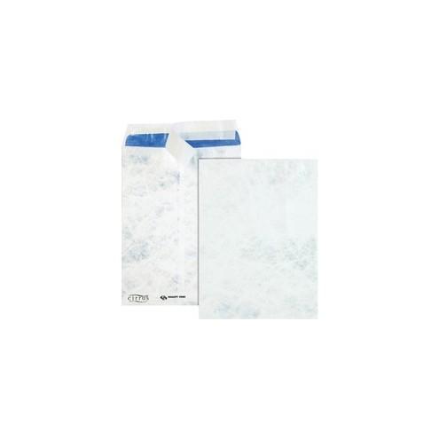 Quality Park Survivor Security Tint Catalog Mailer - Catalog - 9" Width x 12" Length - Flap-Stik - Tyvek - 100 / Box - White