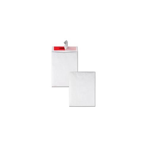 Quality Park Tyvek Tamper Indicating Envelopes - Security - 9" Width x 12" Length - 14 lb - Peel & Seal - Tyvek - 100 / Box - White