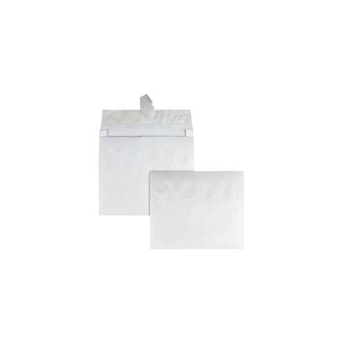 Quality Park Tyvek Heavyweight Expansion Envelopes - Expansion - 10" Width x 13" Length - 2" Gusset - 18 lb - Self-sealing - Tyvek - 100 / Carton - White