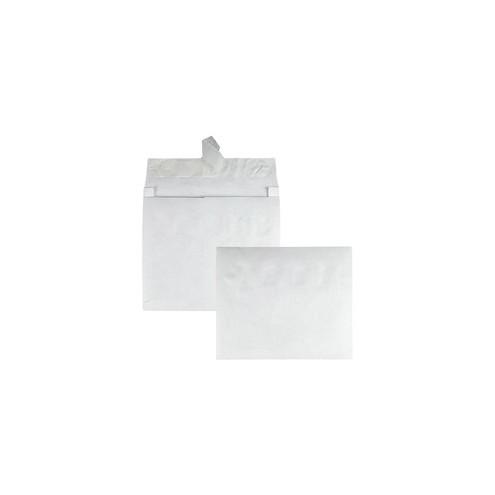 Quality Park Self-Seal Light Weight Expansion Envelopes - Expansion - 10" Width x 13" Length - 2" Gusset - 14 lb - Self-sealing - Tyvek - 100 / Carton - White