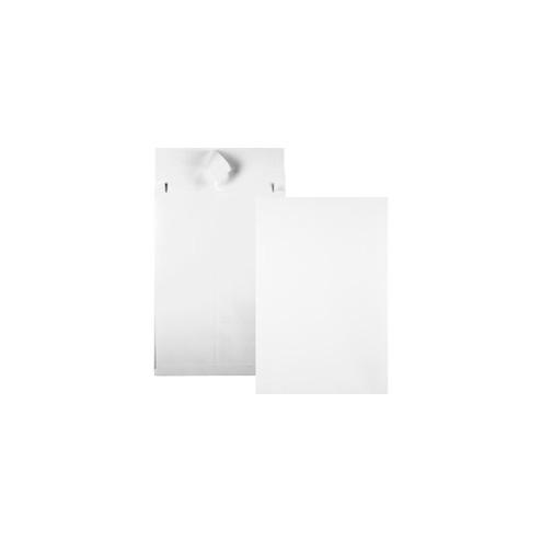 Quality Park Ship-Lite Plain Open End Envelopes - Expansion - 12" Width x 16" Length - 2" Gusset - Self-sealing - Linen - 100 / Box - White