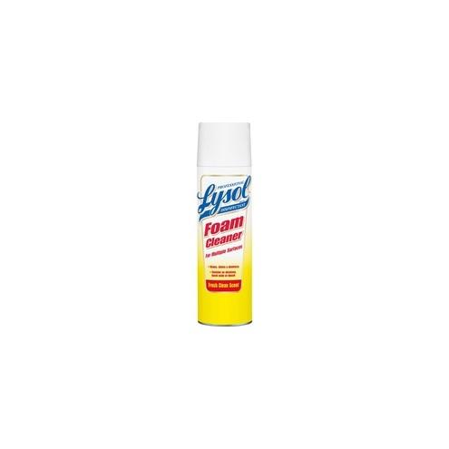 Professional Lysol Disinfectant Foam Cleaner - Foam Spray - 24 fl oz (0.8 quart) - Fresh Clean Scent - 1 Each