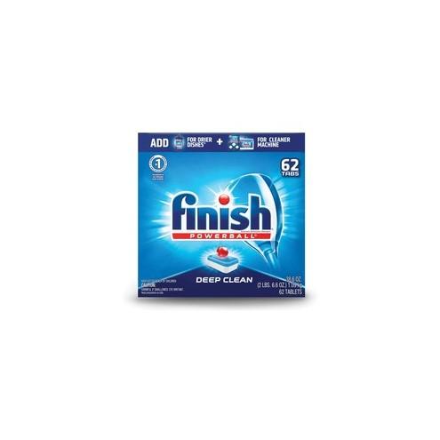 Finish Powerball Dishwasher Tabs - 62 / Box - Red, White, Blue