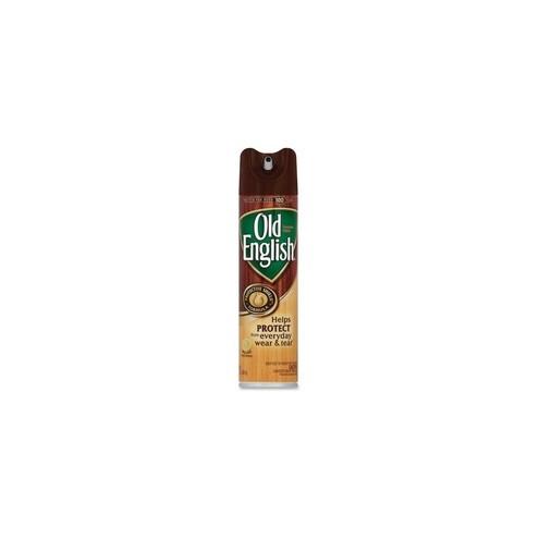 Old English Furniture Polish - Aerosol - 12.50 oz (0.78 lb) - Lemon Scent - 12 / Carton - Brown