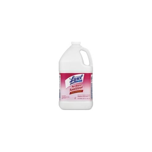 Lysol Professional No Rinse Sanitizer - Concentrate Liquid - 128 fl oz (4 quart) - 4 / Carton