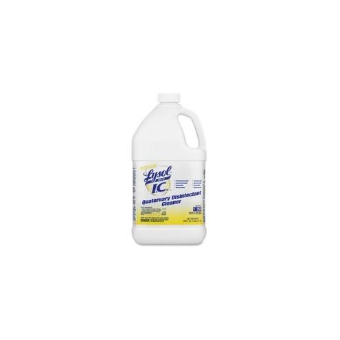 Lysol Quaternary Disinfectant Cleaner - Liquid - 128 fl oz (4 quart) - Original Scent - 1 Each - Amber