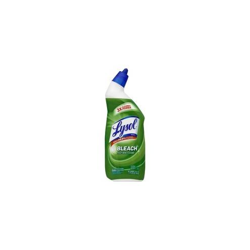 Lysol Bleach Toilet Bowl Cleaner - Liquid - 24 fl oz (0.8 quart) - 1 Each - Green