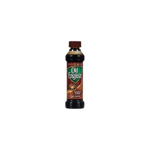 Old English Scratch Cover Polish - Liquid - 8 fl oz (0.3 quart) - 6 / Carton - Dark Brown