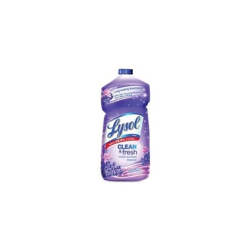 Lysol Lavender Surface Cleaner - Concentrate Liquid - 40 fl oz (1.3 quart) - Lavender Scent - 9 / Carton - Purple