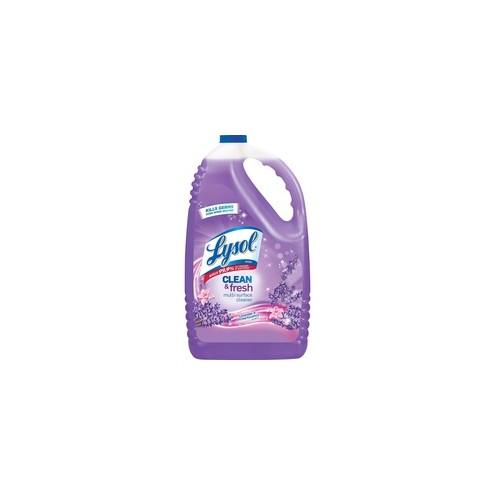 Lysol Clean/Fresh Lavender Cleaner - Liquid - 144 fl oz (4.5 quart) - Clean & Fresh Lavender Orchid Scent - 1 Each - Purple