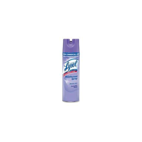 Professional Lysol Lavender Disinfectant Spray - Spray - 19 oz (1.19 lb) - Lavender Scent - 12 / Carton - Clear