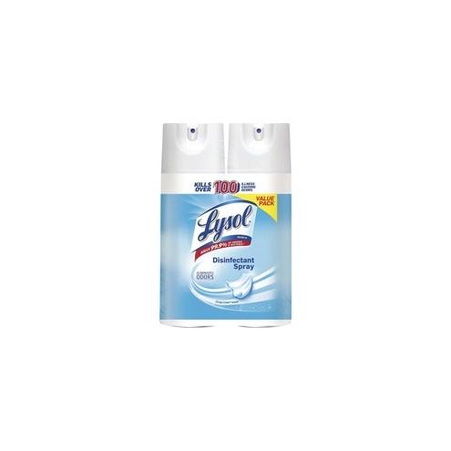 Lysol Lysol Linen Disinfectant Spray - Spray - 12.5 fl oz (0.4 quart) - Crisp Linen Scent - 2 / Pack - Clear