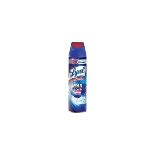 Lysol Max Foamer Bathroom Cleaner - Aerosol - 19 fl oz (0.6 quart) - Fresh Scent - 12 / Carton - Clear