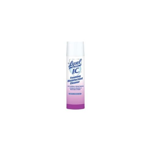 Lysol I.C. Foam Disinfectant - Ready-To-Use Aerosol - 24 fl oz (0.8 quart) - Aerosol Spray Can - 12 / Carton - White