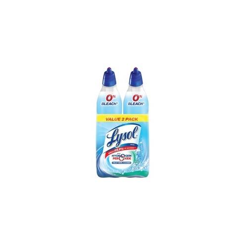 Lysol Hydrogen Peroxide Toilet Cleaner - 24 fl oz (0.8 quart) - 8 / Carton - Blue