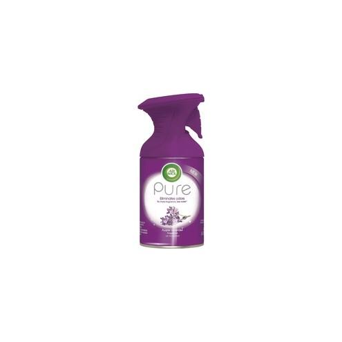 Air Wick Pure Freshener Spray - Aerosol - 5.5 fl oz (0.2 quart) - Lavender - 6 / Carton - Odor Neutralizer, Residue-free, Long Lasting