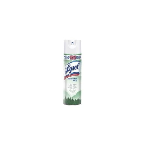 Lysol Light Disinfectant Spray - Spray - 19 fl oz (0.6 quart) - Cool Air Scent - 6 / Carton - Clear