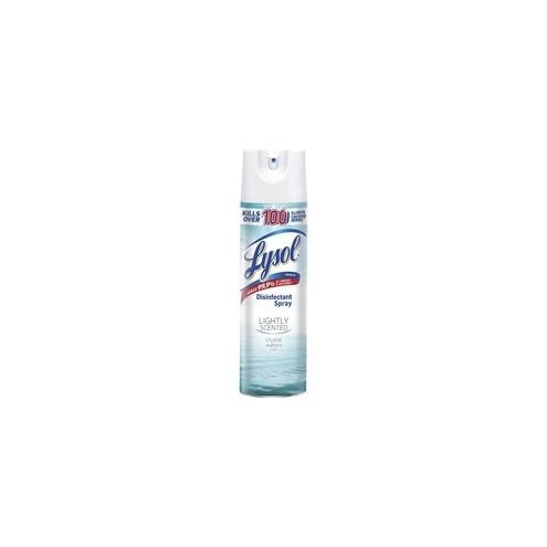 Lysol Light Scent Disinfectant Spray - Spray - Crystal Waters Scent - 1 Each - Clear