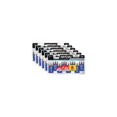 Rayovac Alkaline C Batteries - For Multipurpose - C - Alkaline - 48 / Carton