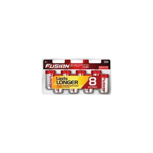 Rayovac Fusion Alkaline C Batteries - For Toy, Digital Camera - C - Alkaline - 8 / Pack