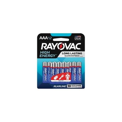 Rayovac Alkaline AAA Batteries - For Multipurpose - AAA - Alkaline - 144 / Carton