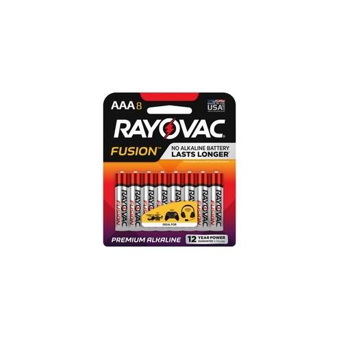 Rayovac Fusion Alkaline AAA Batteries - For Multipurpose - AAA - Alkaline - 240 / Carton