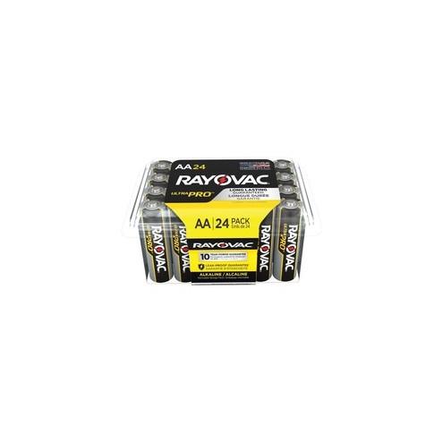Rayovac Ultra Pro Alka AA24 Batteries - For Multipurpose - AA - Alkaline - 288 / Carton