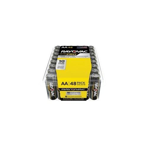 Rayovac Ultra Pro Alka AA48 Batteries - For Multipurpose - AA - Alkaline - 384 / Carton