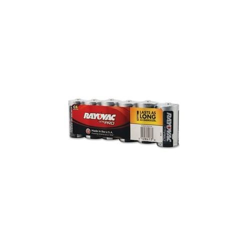Rayovac Ultra Pro Alkaline C Batteries - For Multipurpose - C - 1.5 V DC - Alkaline - 72 / Carton