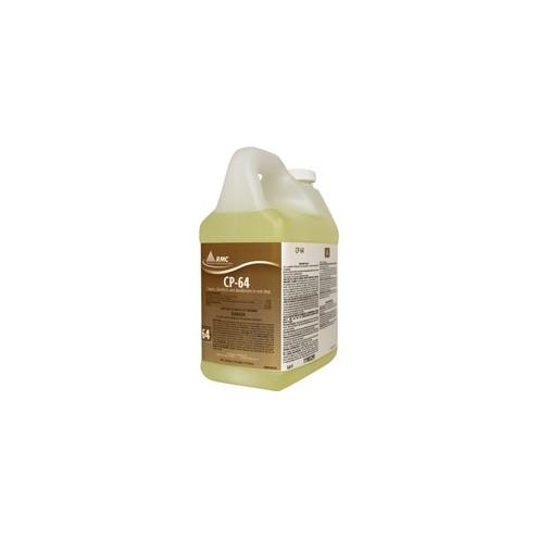 RMC CP-64 Cleaner - Concentrate Liquid - 64 fl oz (2 quart) - Fresh Lemon Scent - 4 / Carton - Yellow