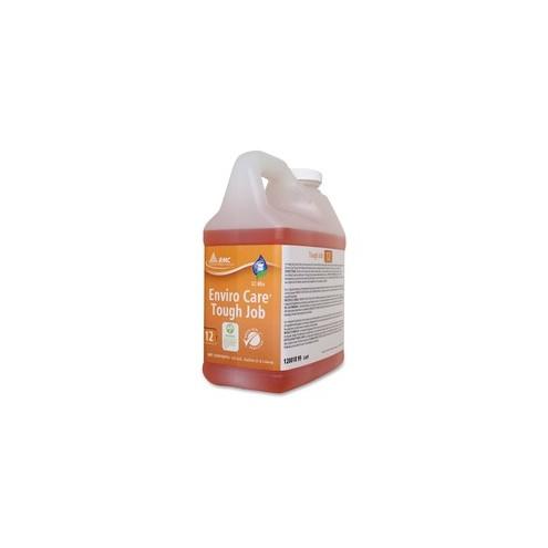 RMC Enviro Care Tough Job Cleaner - Concentrate Liquid - 64.2 fl oz (2 quart) - 4 / Carton - Orange