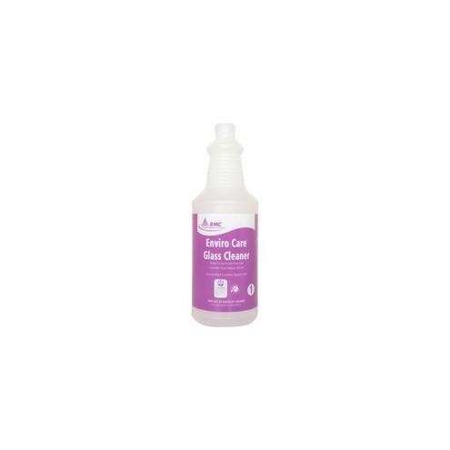 RMC Glass Cleaner Spray Bottle - 48 / Carton - Frosted Clear - Plastic