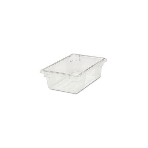 Rubbermaid Storage Ware - 14 quart Food Container - Polycarbonate - Serving - Dishwasher Safe - Clear - 6 Piece(s) / Carton