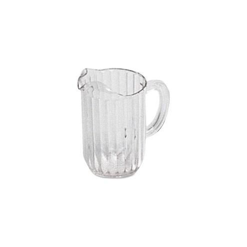 Rubbermaid Commercial 30-oz. Bouncer Pitcher - 32 fl oz Pitcher - Polycarbonate Plastic - Dishwasher Safe - Clear - 6 Piece(s) / Carton