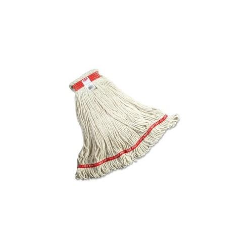 Rubbermaid Commercial Web Foot Wet Mop - Yarn, Cotton, Synthetic Fiber