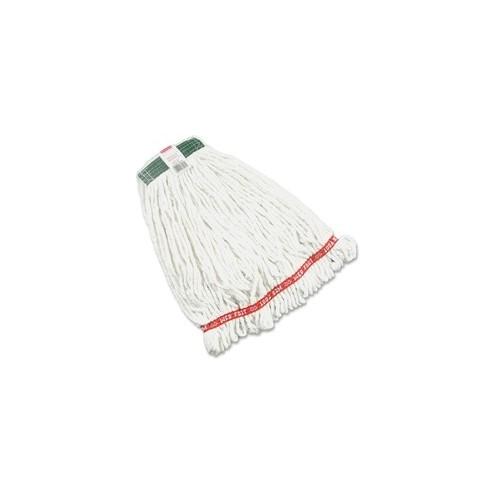 Rubbermaid Commercial Web Foot Shrinkless Wet Mop - Cotton, Synthetic Yarn